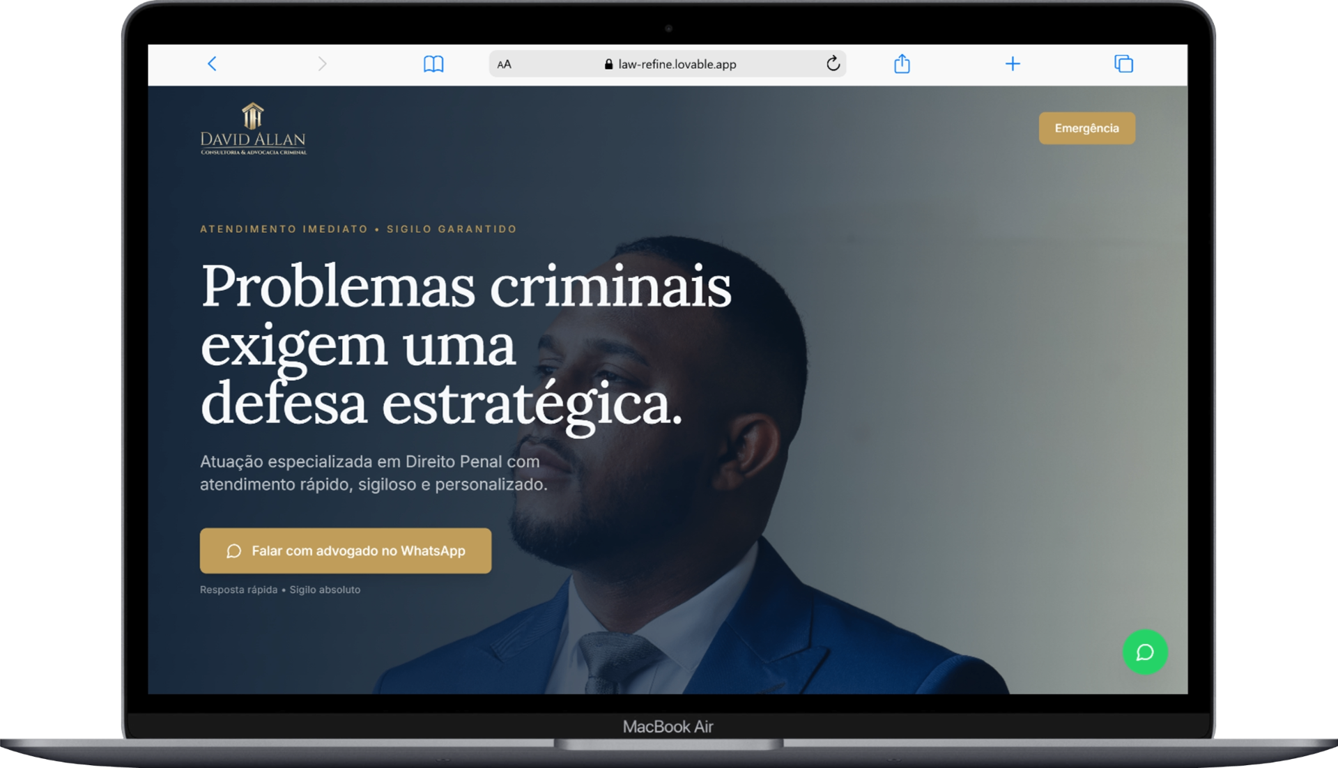 David Allan — Advocacia Criminal